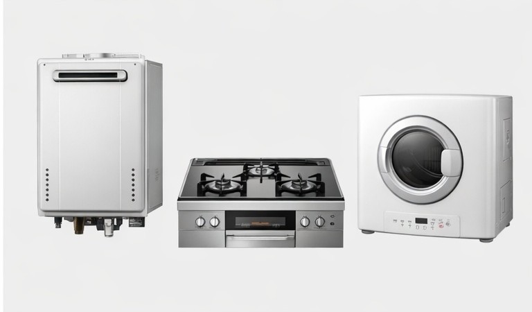 伊豆大島の給湯器・ガスコンロなどガス機器のイメージ